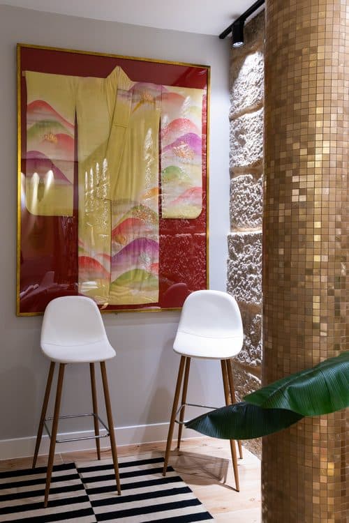 Sala de masaje oriental con tatami en Asiática Spa Vigo