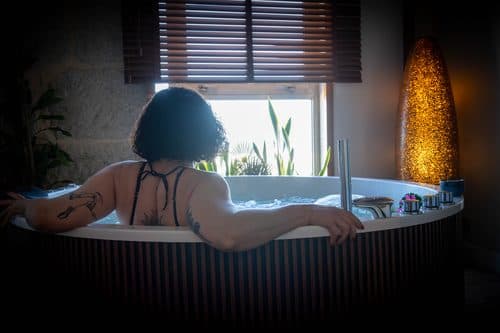 Iluminación íntima del spa Asiática en Vigo